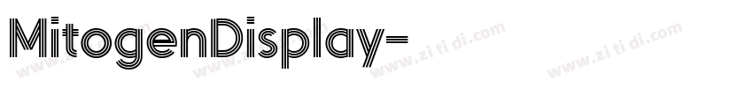 MitogenDisplay字体转换