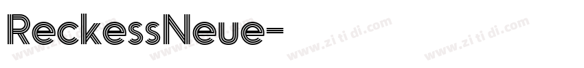 ReckessNeue字体转换