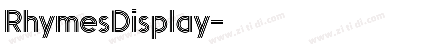 RhymesDisplay字体转换