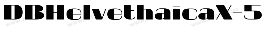 DBHelvethaicaX-57Con字体转换