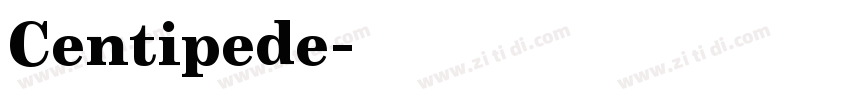 Centipede字体转换