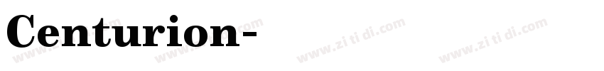Centurion字体转换