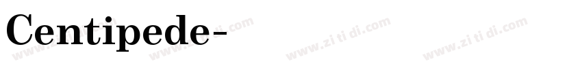 Centipede字体转换