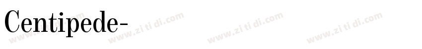 Centipede字体转换