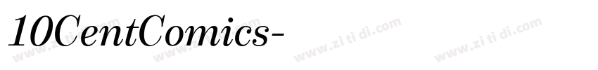 10CentComics字体转换