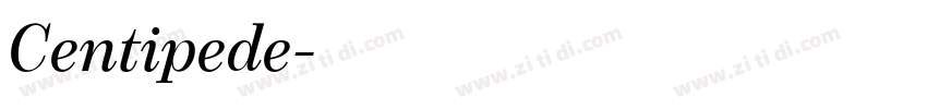 Centipede字体转换