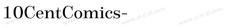 10CentComics字体转换