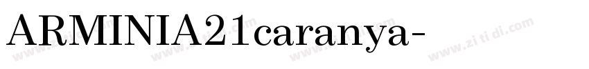 ARMINIA21caranya字体转换