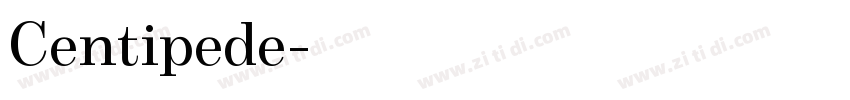 Centipede字体转换