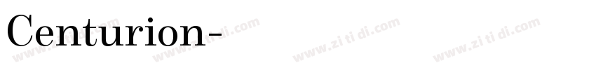 Centurion字体转换