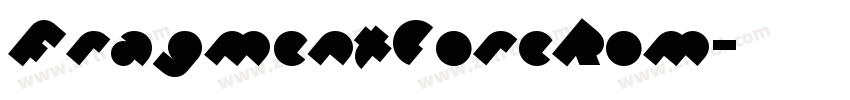 FragmentCoreRom字体转换