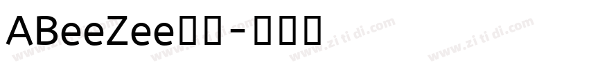 ABeeZee字体字体转换