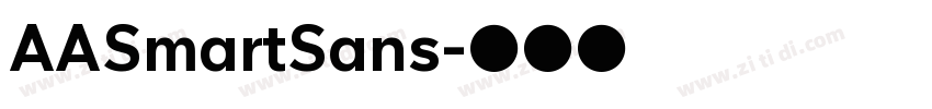 AASmartSans字体转换