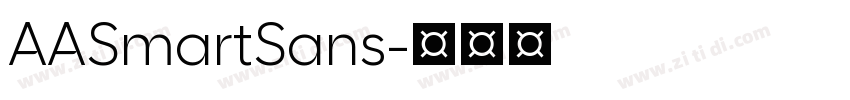 AASmartSans字体转换