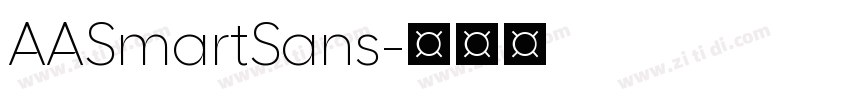 AASmartSans字体转换