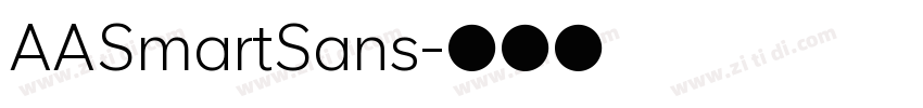 AASmartSans字体转换