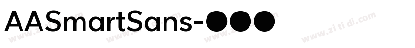 AASmartSans字体转换