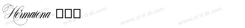 Hermaiona字体转换
