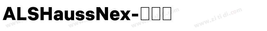 ALSHaussNex字体转换 ALSHaussNex字体转换