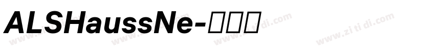 ALSHaussNe字体转换 ALSHaussNe字体转换