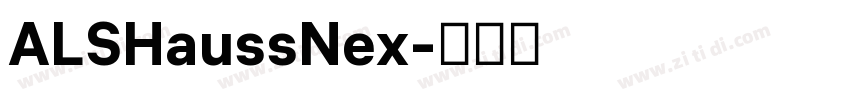 ALSHaussNex字体转换 ALSHaussNex字体转换