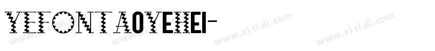 YEFONTAoYeHei字体转换