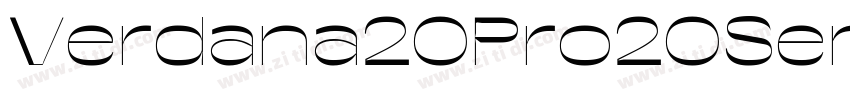 Verdana20Pro20Semi字体转换