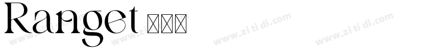 Ranget字体转换