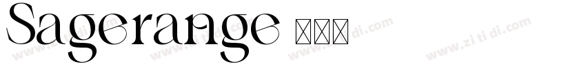 Sagerange字体转换