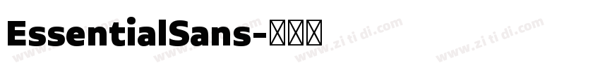EssentialSans字体转换
