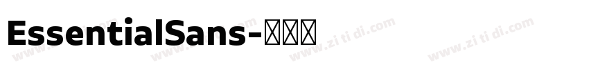 EssentialSans字体转换