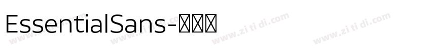 EssentialSans字体转换