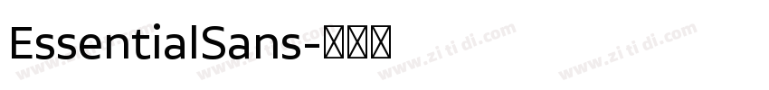 EssentialSans字体转换