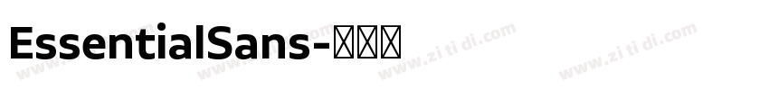 EssentialSans字体转换