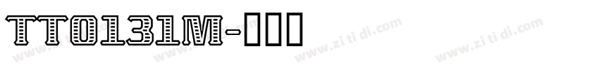 TT0131M字体转换