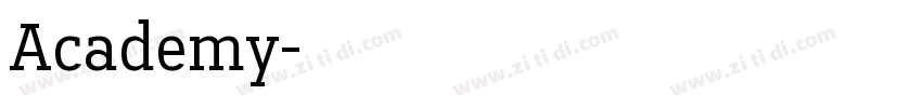 Academy字体转换