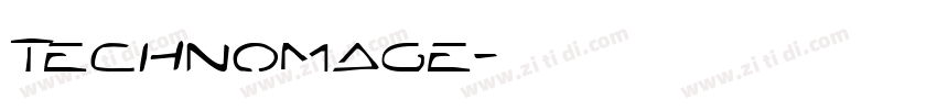Technomage字体转换