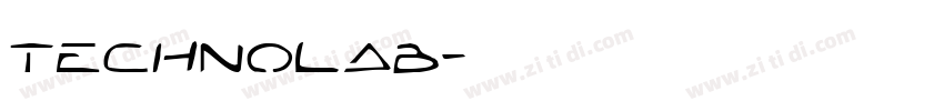 technolab字体转换