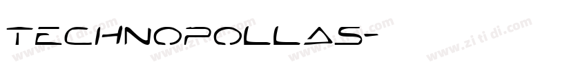 technopollas字体转换