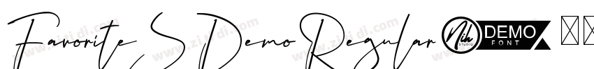 FavoriteSDemoRegular字体转换