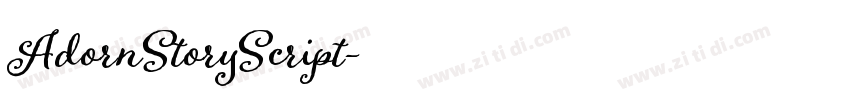 AdornStoryScript字体转换