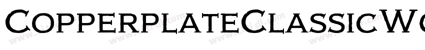 CopperplateClassicW0字体转换
