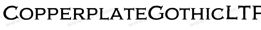 CopperplateGothicLTP字体转换