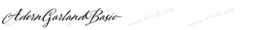 AdornGarlandBasic字体转换