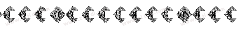 AdornCondensedSans字体转换