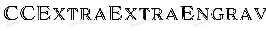 CCExtraExtraEngraved字体转换
