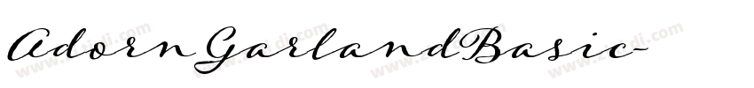 AdornGarlandBasic字体转换