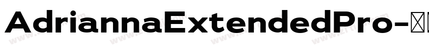 AdriannaExtendedPro字体转换
