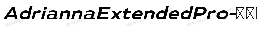 AdriannaExtendedPro字体转换