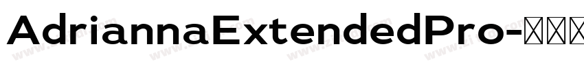 AdriannaExtendedPro字体转换